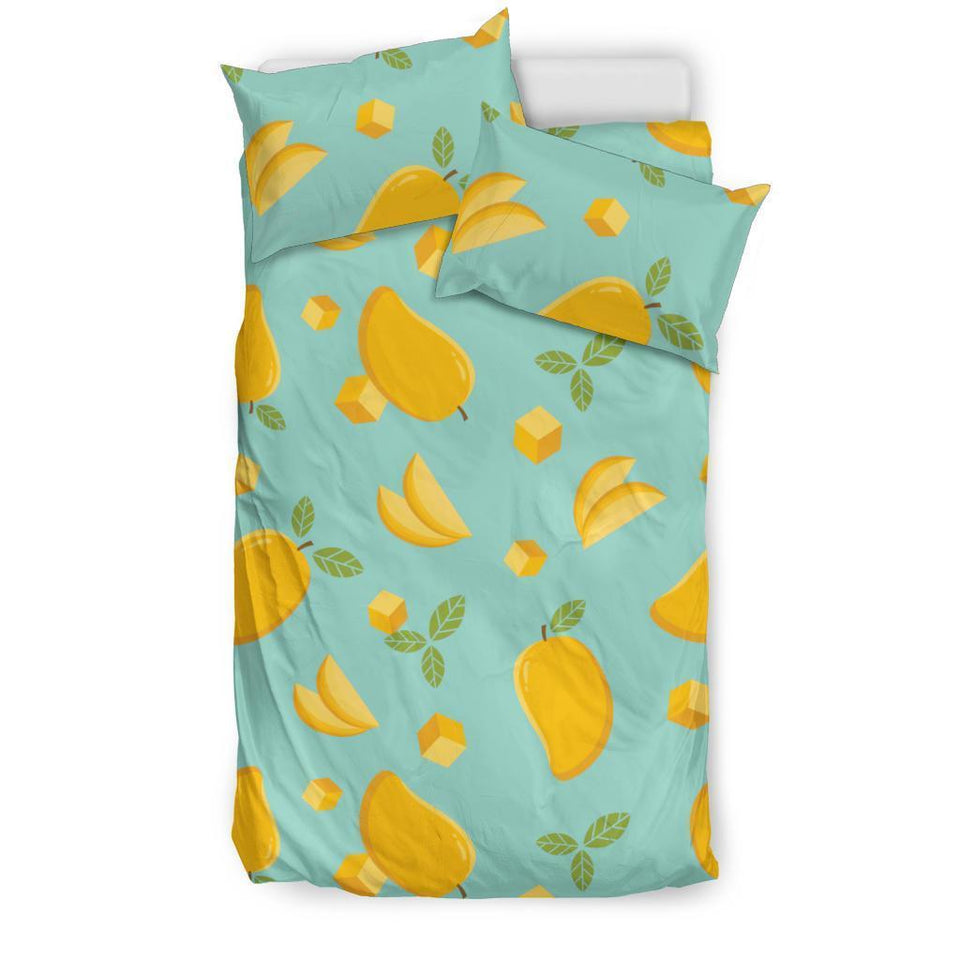 Mango Pastel Pattern Print Duvet Cover Bedding Set