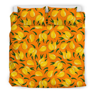 Mango Pattern Print Duvet Cover Bedding Set