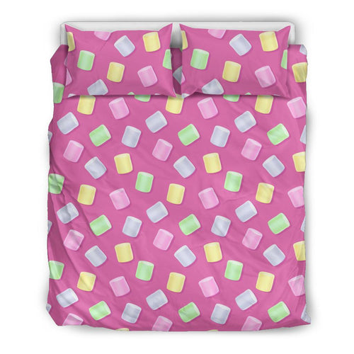 Marshmallow Colorful Pattern Print Duvet Cover Bedding Set