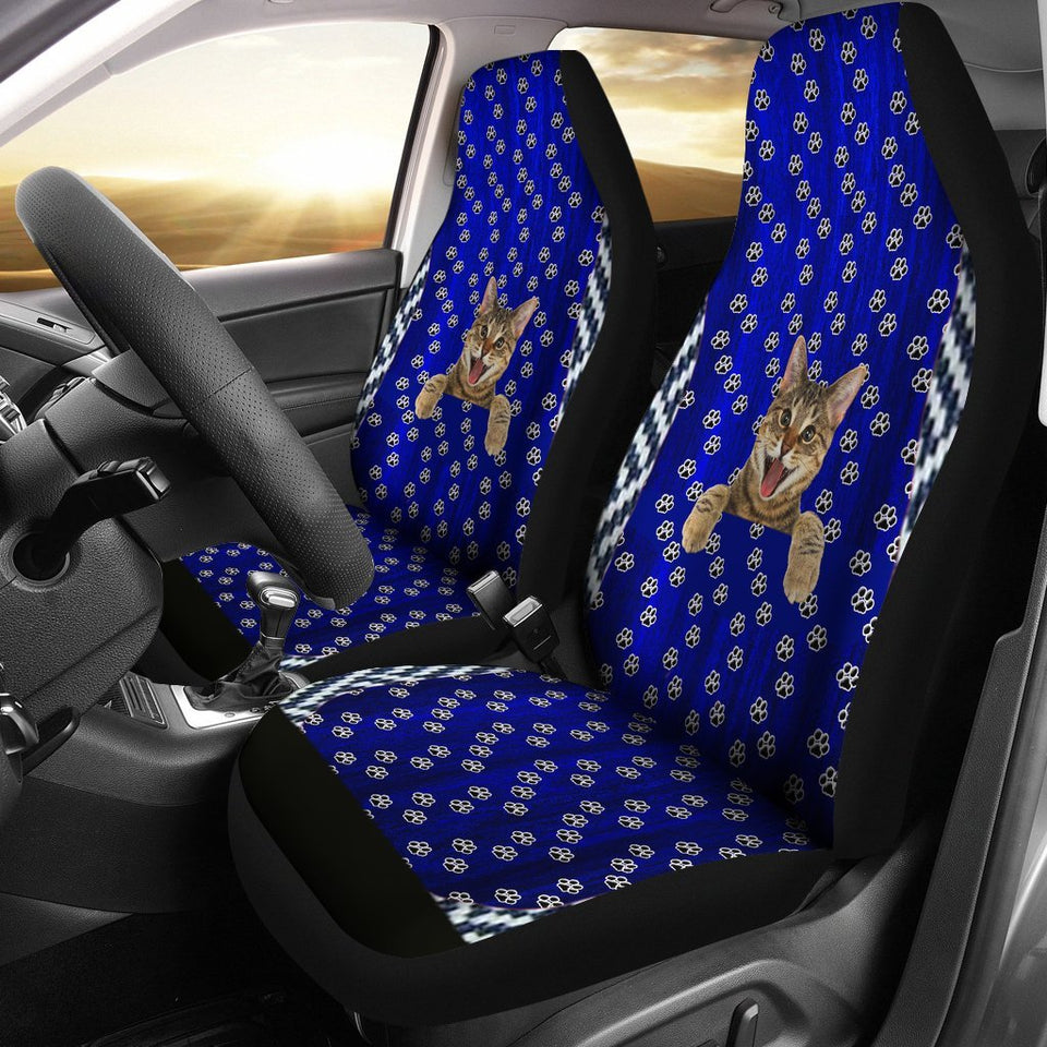 Meow Seat Cover Car Seat Covers Set 2 Pc, Car Accessories Car Mats Meow Seat Cover Car Seat Covers Set 2 Pc, Car Accessories Car Mats - Vegamart.com