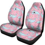 Narwhal Cute Print Pattern Seat Cover Car Seat Covers Set 2 Pc, Car Accessories Car Mats Narwhal Cute Print Pattern Seat Cover Car Seat Covers Set 2 Pc, Car Accessories Car Mats - Vegamart.com