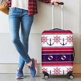 Nautical Anchor Casual Luggage Cover Protector