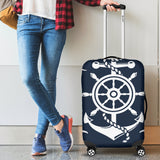 Nautical Anchor Lost my Heart Luggage Cover Protector