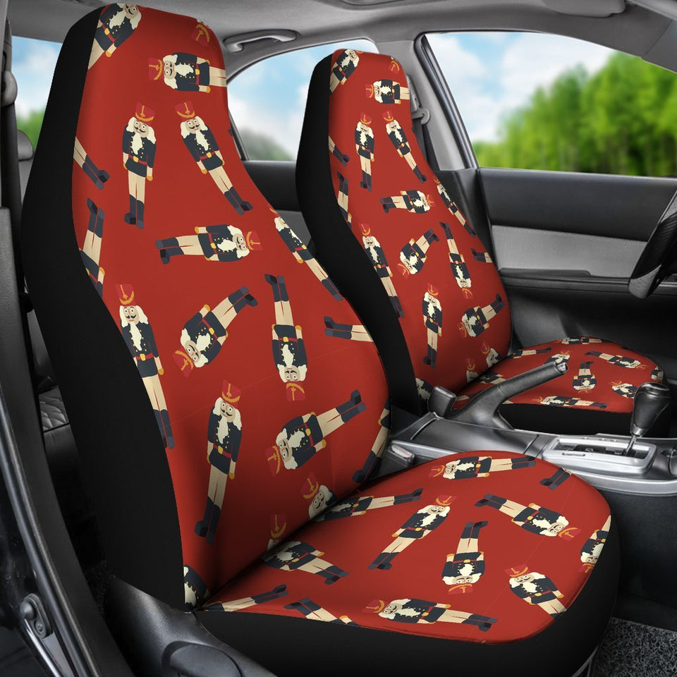 Nutcracker Red Pattern Print Seat Cover Car Seat Covers Set 2 Pc, Car Accessories Car Mats Nutcracker Red Pattern Print Seat Cover Car Seat Covers Set 2 Pc, Car Accessories Car Mats - Vegamart.com