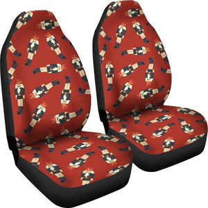 Nutcracker Red Pattern Print Seat Cover Car Seat Covers Set 2 Pc, Car Accessories Car Mats Nutcracker Red Pattern Print Seat Cover Car Seat Covers Set 2 Pc, Car Accessories Car Mats - Vegamart.com