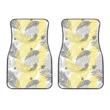 Palm Leaves Pattern Print Design PL012 Car Floor Mats