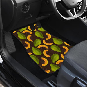 Papaya Pattern Print Design PP04 Car Floor Mats