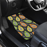 Papaya Pattern Print Design PP05 Car Floor Mats