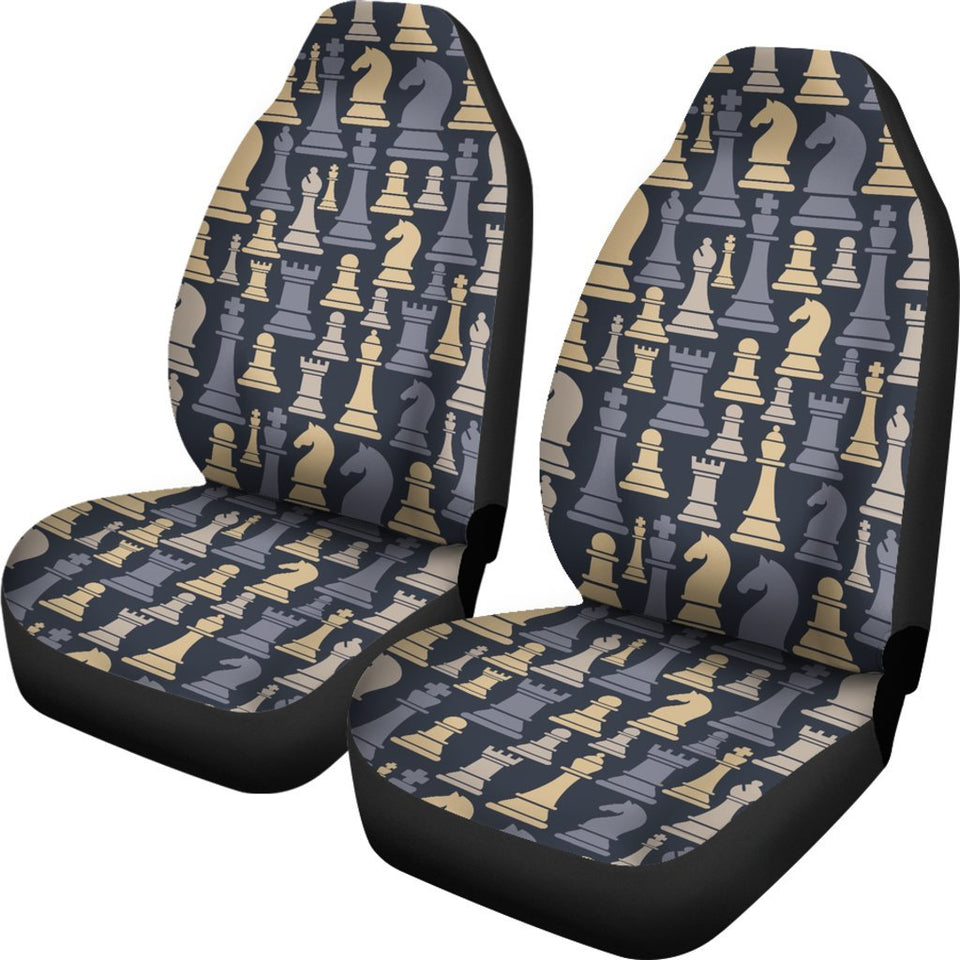 Pattern Print Chess Seat Cover Car Seat Covers Set 2 Pc, Car Accessories Car Mats Pattern Print Chess Seat Cover Car Seat Covers Set 2 Pc, Car Accessories Car Mats - Vegamart.com