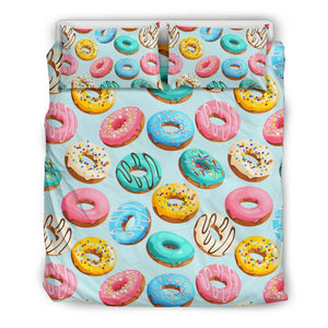 Pattern Print Colorful Donut Duvet Cover Bedding Set