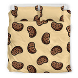 Pattern Print Potato Duvet Cover Bedding Set