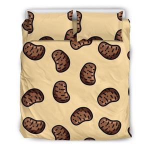 Pattern Print Potato Duvet Cover Bedding Set