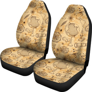 Pattern Print World Map Seat Cover Car Seat Covers Set 2 Pc, Car Accessories Car Mats Pattern Print World Map Seat Cover Car Seat Covers Set 2 Pc, Car Accessories Car Mats - Vegamart.com