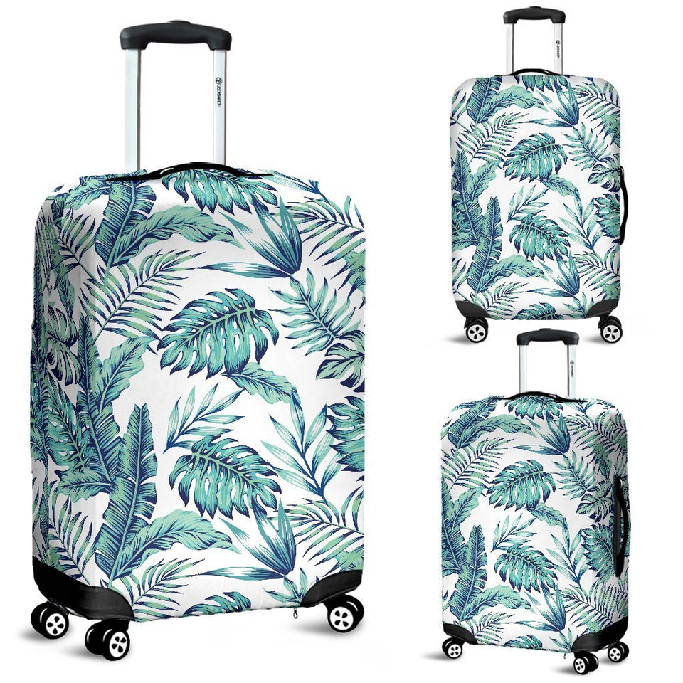 Pattern Tropical Palm Leaves Luggage Cover Protector