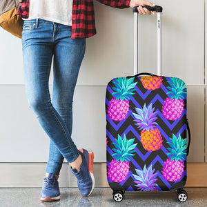 Pineapple Color Art Pattern Luggage Cover Protector