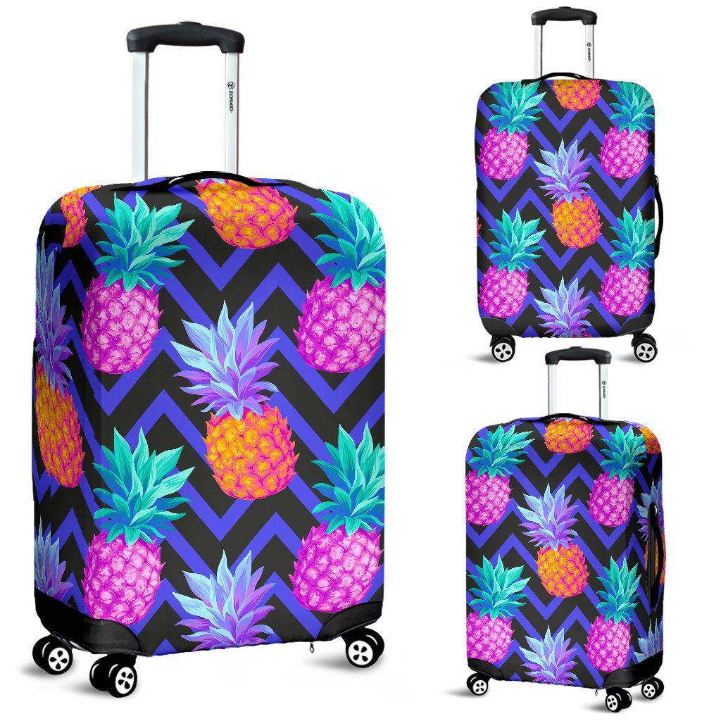 Pineapple Color Art Pattern Luggage Cover Protector