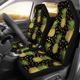 Pineapple Gold Dot Themed Print Car Seat Covers Set 2 Pc, Car Accessories Car Mats Covers Pineapple Gold Dot Themed Print Car Seat Covers Set 2 Pc, Car Accessories Car Mats Covers - Vegamart.com