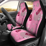 Pink Champagne Pattern Print Seat Cover Car Seat Covers Set 2 Pc, Car Accessories Car Mats Pink Champagne Pattern Print Seat Cover Car Seat Covers Set 2 Pc, Car Accessories Car Mats - Vegamart.com