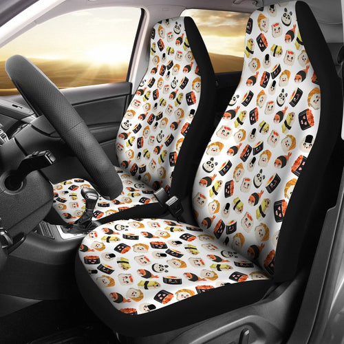 Print Pattern Sushi Seat Cover Car Seat Covers Set 2 Pc, Car Accessories Car Mats Print Pattern Sushi Seat Cover Car Seat Covers Set 2 Pc, Car Accessories Car Mats - Vegamart.com