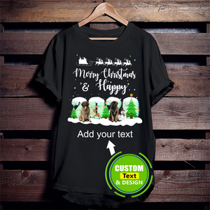 Leonberger Merry Christmas And Happy 2020 Make Your Own Custom T Shirts Printing Personalised T-Shirts Leonberger Merry Christmas And Happy 2020 Make Your Own Custom T Shirts Printing Personalised T-Shirts - Vegamart.com