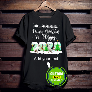 Dogo Argentino Merry Christmas And Happy 2020 Make Your Own Custom T Shirts Printing Personalised T-Shirts Dogo Argentino Merry Christmas And Happy 2020 Make Your Own Custom T Shirts Printing Personalised T-Shirts - Vegamart.com