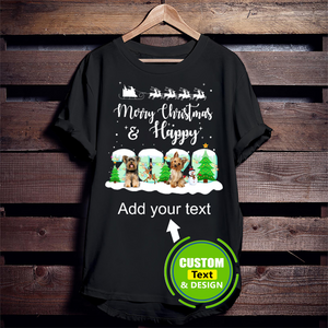 Australian Terrier Merry Christmas And Happy 2020 Make Your Own Custom T Shirts Printing Personalised T-Shirts Australian Terrier Merry Christmas And Happy 2020 Make Your Own Custom T Shirts Printing Personalised T-Shirts - Vegamart.com
