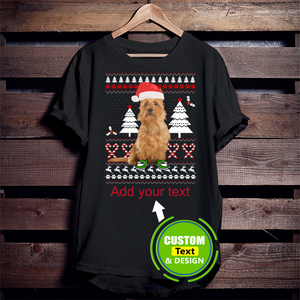 Australian Terrier Dog Ugly Christmas Make Your Own Custom T Shirts Printing Personalised T-Shirts Australian Terrier Dog Ugly Christmas Make Your Own Custom T Shirts Printing Personalised T-Shirts - Vegamart.com