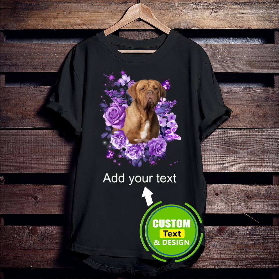 Dogue De Bordeaux Dog Purple Flower Twinkle Rose Make Your Own Custom T Shirts Printing Personalised T-Shirts Dogue De Bordeaux Dog Purple Flower Twinkle Rose Make Your Own Custom T Shirts Printing Personalised T-Shirts - Vegamart.com