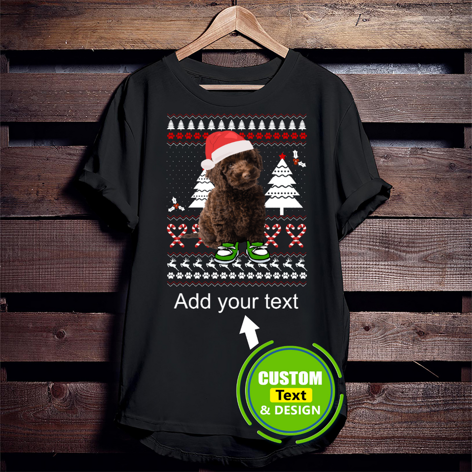 Labradoodle Dog Ugly Christmas Make Your Own Custom T Shirts Printing Personalised T-Shirts Labradoodle Dog Ugly Christmas Make Your Own Custom T Shirts Printing Personalised T-Shirts - Vegamart.com