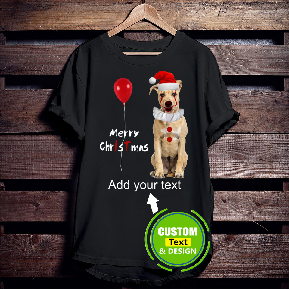 American Staffordshire Terrier Merry Christmas It Horror Clown Red Balloon Halloween Make Your Own Custom T Shirts Printing Personalised T-Shirts American Staffordshire Terrier Merry Christmas It Horror Clown Red Balloon Halloween Make Your Own Custom T Shirts Printing Personalised T-Shirts - Vegamart.com