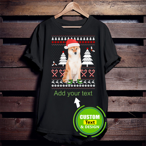 Akita Dog Ugly Christmas Make Your Own Custom T Shirts Printing Personalised T-Shirts Akita Dog Ugly Christmas Make Your Own Custom T Shirts Printing Personalised T-Shirts - Vegamart.com