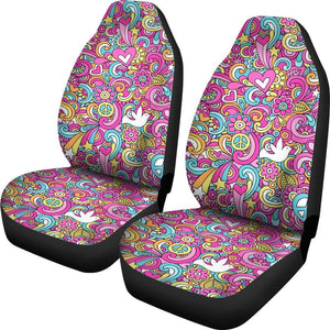 Psychedelic Pattern Print Seat Cover Car Seat Covers Set 2 Pc, Car Accessories Car Mats Psychedelic Pattern Print Seat Cover Car Seat Covers Set 2 Pc, Car Accessories Car Mats - Vegamart.com