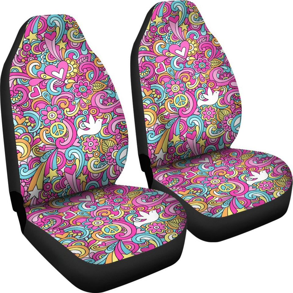Psychedelic Pattern Print Seat Cover Car Seat Covers Set 2 Pc, Car Accessories Car Mats Psychedelic Pattern Print Seat Cover Car Seat Covers Set 2 Pc, Car Accessories Car Mats - Vegamart.com