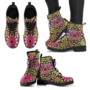 Psychedelic Peace Handcrafted Boots