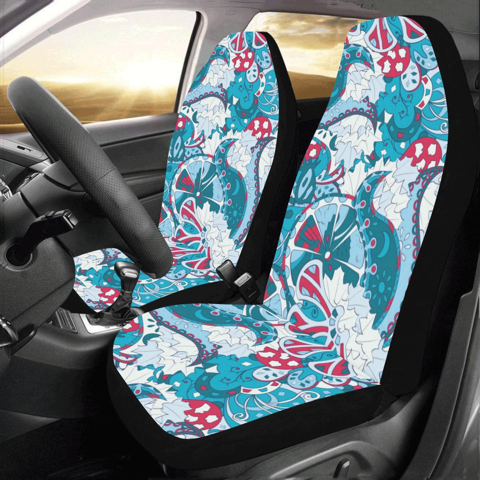 Funky Retro Pattern Print Design Car Seat Covers Set 2 Pc, Car Accessories Car Mats Covers Funky Retro Pattern Print Design Car Seat Covers Set 2 Pc, Car Accessories Car Mats Covers - Vegamart.com