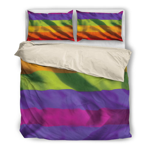 Rainbow Flag LGBT Pillow & Duvet Covers Bedding Set