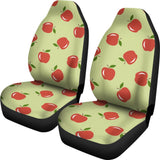 Red Apple Print Pattern Seat Cover Car Seat Covers Set 2 Pc, Car Accessories Car Mats Red Apple Print Pattern Seat Cover Car Seat Covers Set 2 Pc, Car Accessories Car Mats - Vegamart.com