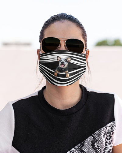 Australian Cattle Stripes Face Mask Face Cover Filter PM 2.5 Cloth Mask 3D Men, Women Fashion Outdoor