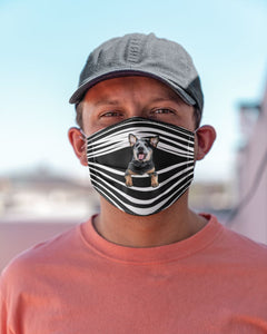 Australian Cattle Stripes Face Mask Face Cover Filter PM 2.5 Cloth Mask 3D Men, Women Fashion Outdoor