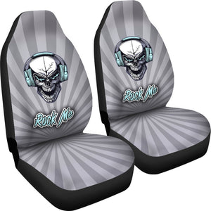 Rock Me Skull Music Lover Seat Cover Car Seat Covers Set 2 Pc, Car Accessories Car Mats Rock Me Skull Music Lover Seat Cover Car Seat Covers Set 2 Pc, Car Accessories Car Mats - Vegamart.com