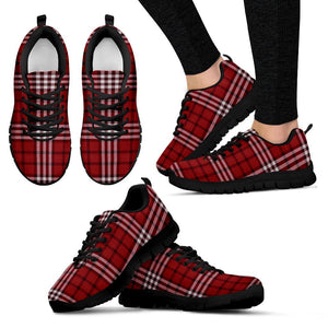 Scottish Tartan Royal Stewart Red Plaids Women Shoes Sneakers