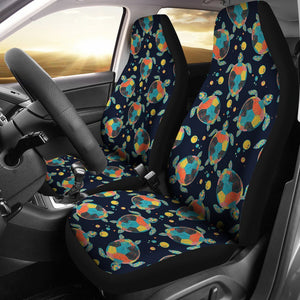 Sea Turtle Colorful With Bubble Print Car Seat Covers Set 2 Pc, Car Accessories Car Mats Covers Sea Turtle Colorful With Bubble Print Car Seat Covers Set 2 Pc, Car Accessories Car Mats Covers - Vegamart.com