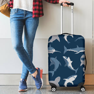 Shark Action Pattern Luggage Cover Protector