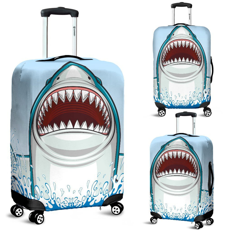 Shark Bite Luggage Cover Protector
