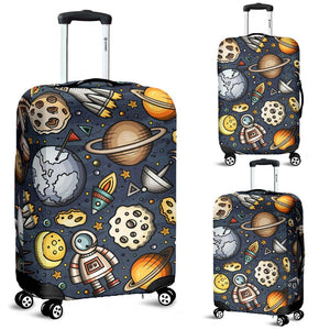 Space Pattern Luggage Cover Protector
