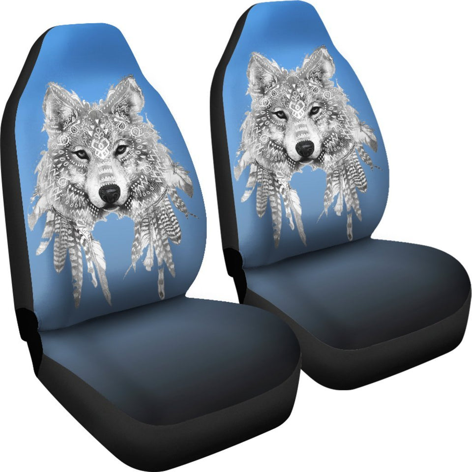 Spirit Animal Wolf Seat Cover Car Seat Covers Set 2 Pc, Car Accessories Car Mats Spirit Animal Wolf Seat Cover Car Seat Covers Set 2 Pc, Car Accessories Car Mats - Vegamart.com