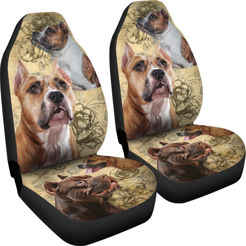 Staffordshire Bull Terrier Seat Cover Car Seat Covers Set 2 Pc, Car Accessories Car Mats Staffordshire Bull Terrier Seat Cover Car Seat Covers Set 2 Pc, Car Accessories Car Mats - Vegamart.com