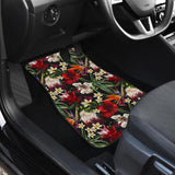 Summer Floral Pattern Print Design SF03 Car Floor Mats