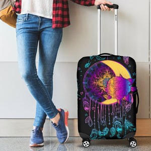 Sun Moon Mandala Rainbow Luggage Cover Protector