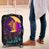 Sun Moon Mandala Rainbow Luggage Cover Protector